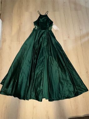Jules & Cleo Floral Maxi Dress in Green Size 6 NWT
